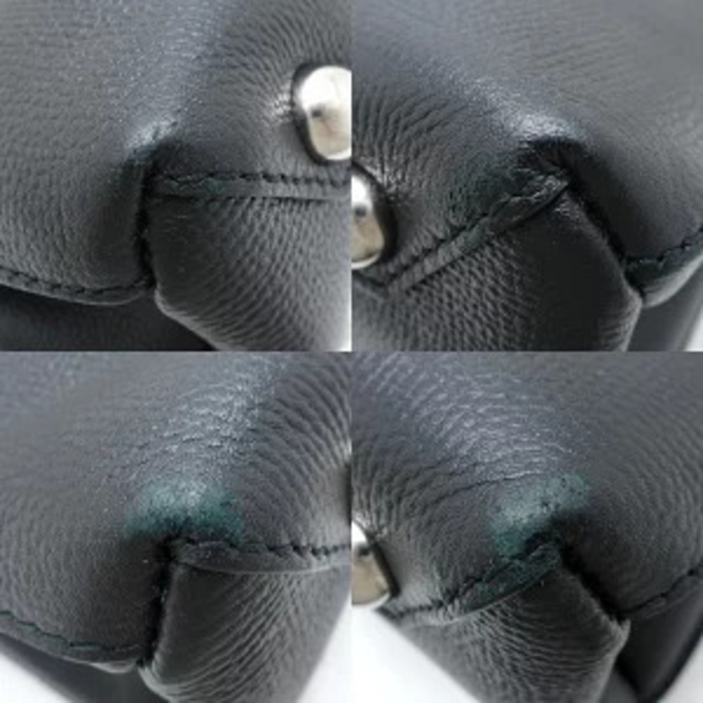 BURBERRY Banner Handbag Leather Black - Picture 5 of 8